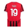 Original Trikotsatz AC Mailand Theo 19 Heimtrikot 2024-25 Für Kinder